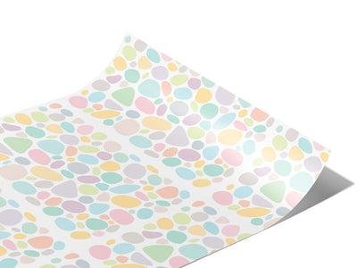 Pastel Rainbow Cobblestone Vinyl Wraps~Rwraps Series 914 Digitally Printed Vinyl Wrap~1