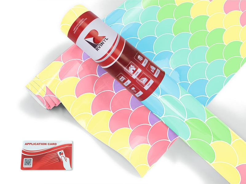 pastel scales animal Craft Vinyl Roll