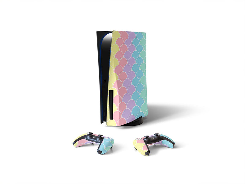 pastel scales animal Sony PS5 DIY Skin