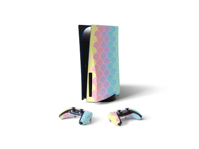 pastel scales animal Sony PS5 DIY Skin