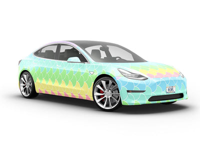 Pastel Scales Reptile Vehicle Vinyl Wrap