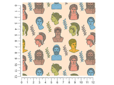 pastel titans greco roman 1ft x 1ft Craft Sheets