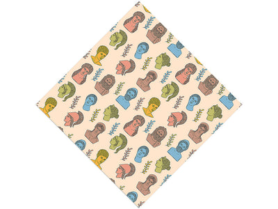 Pastel Titans Greco Roman Vinyl Wrap Pattern