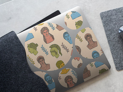 pastel titans greco roman DIY Laptop Stickers