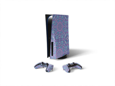 pastel wonder mandala Sony PS5 DIY Skin