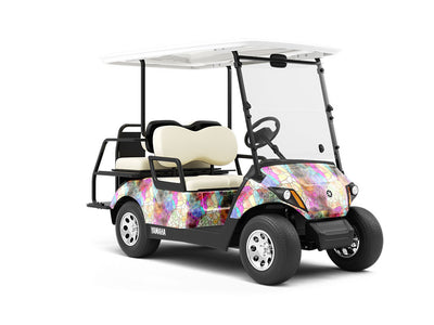 Pastiche Beauty Mosaic Wrapped Golf Cart