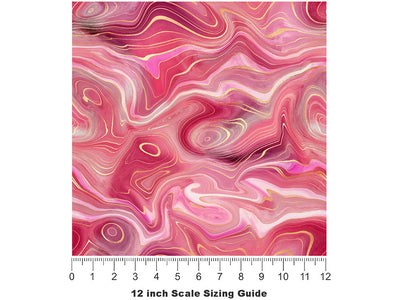 Patient Crush Gemstone Vinyl Film Pattern Size 12 inch Scale~Rwraps Patient Crush Gemstone Sizing Chart~2