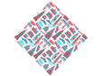 Patriotic Buildings Americana Vinyl Wrap Pattern