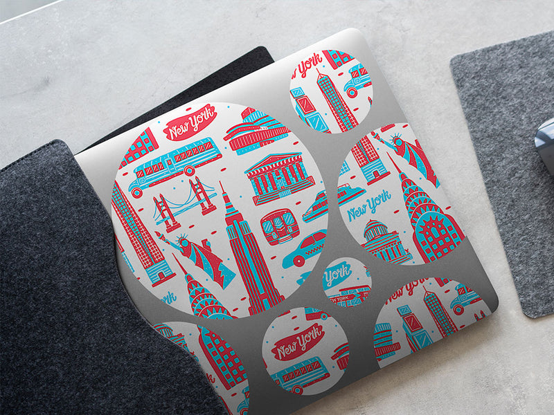 patriotic buildings  DIY Laptop Stickers
