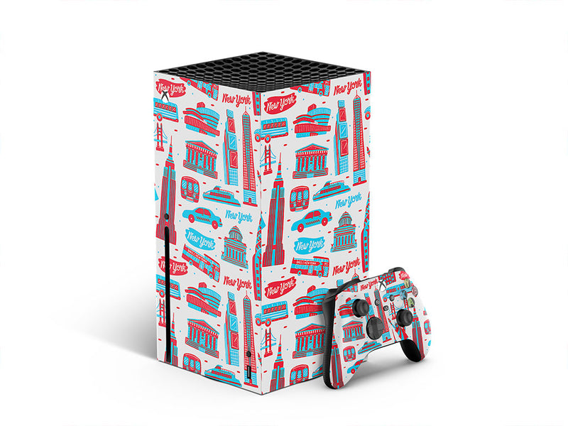 patriotic buildings  XBOX DIY Decal