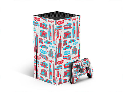 patriotic buildings  XBOX DIY Decal