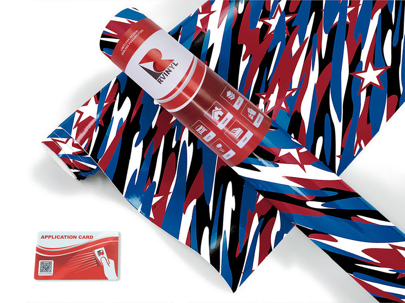 patriotic camo  Craft Vinyl Roll