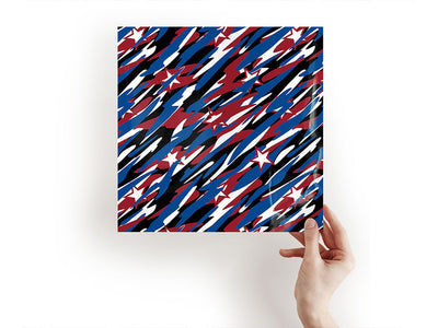patriotic camo  Craft Sheets