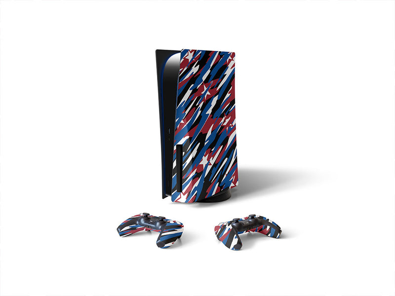 patriotic camo  Sony PS5 DIY Skin