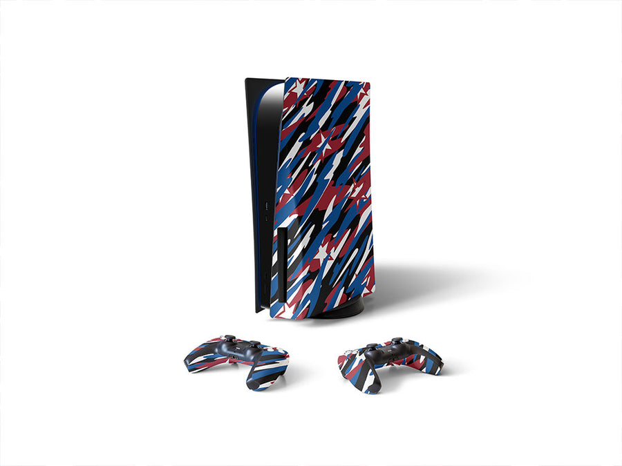patriotic camo  Sony PS5 DIY Skin