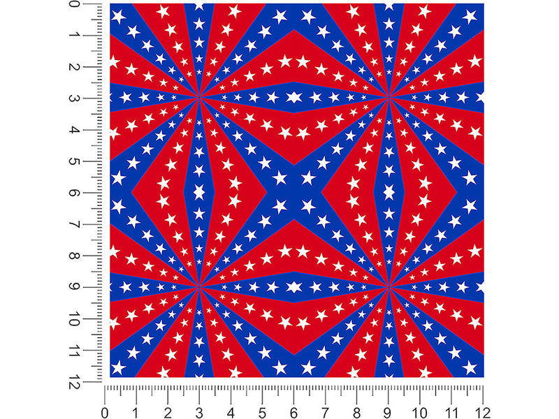 patriotic pinwheel  1ft x 1ft Craft Sheets