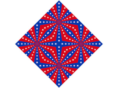 Patriotic Pinwheel Americana Vinyl Wrap Pattern