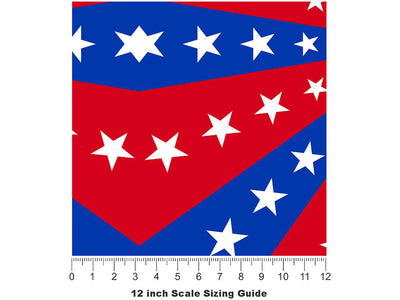 Patriotic Pinwheel Americana Vinyl Film Pattern Size 12 inch Scale~Rwraps Patriotic Pinwheel Americana Sizing Chart~3