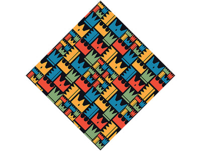 Patterned Crowns Fantasy Vinyl Wrap Pattern