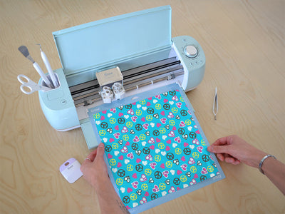 peace and love heart Cricut Compatible Vinyl