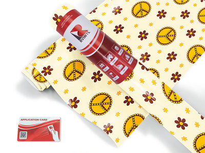 peace man retro Craft Vinyl Roll