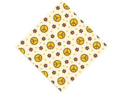 Peace Man Retro Vinyl Wrap Pattern