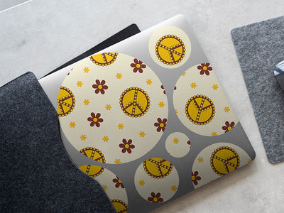 peace man retro DIY Laptop Stickers