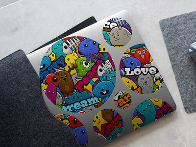 DIY Laptop Stickers