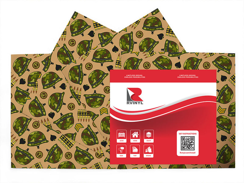 peace warriors  Craft Vinyl Sheet Pack