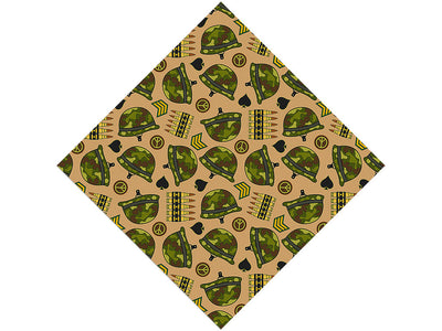 Peace Warriors Americana Vinyl Wrap Pattern