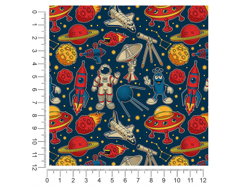 peaceful arrival science fiction 1ft x 1ft Craft Sheets