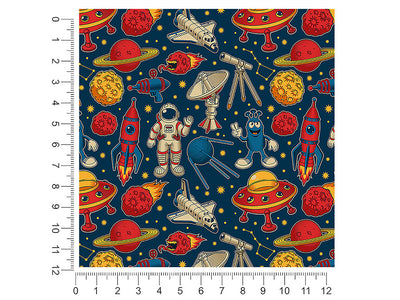 peaceful arrival science fiction 1ft x 1ft Craft Sheets
