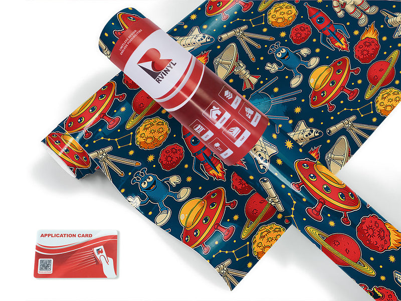 peaceful arrival science fiction Craft Vinyl Roll
