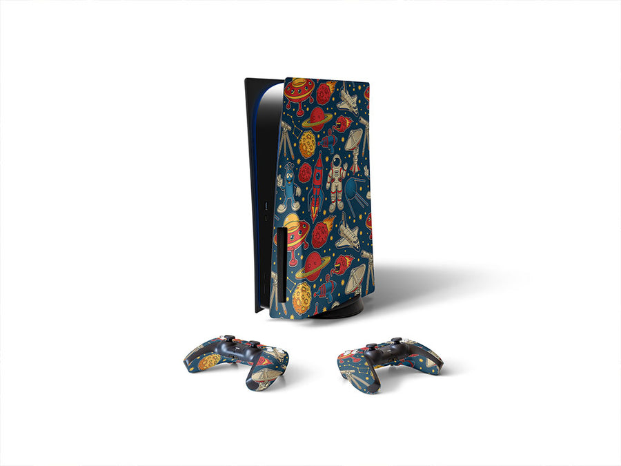 peaceful arrival science fiction Sony PS5 DIY Skin