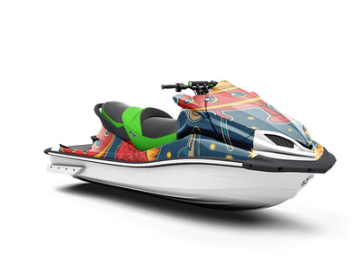 Peaceful Arrival Science Fiction Jet Ski Vinyl Customized Wrap