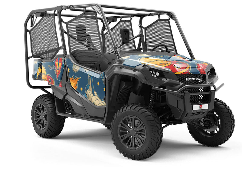 Peaceful Arrival Science Fiction Utility Vehicle Vinyl Wrap