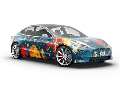 Peaceful Arrival Science Fiction Vehicle Vinyl Wrap