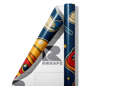 Peaceful Arrival Science Fiction Wrap Film Sheets~Rwraps Series 914 Peaceful Arrival Science Fiction Scrolled Sheet~3