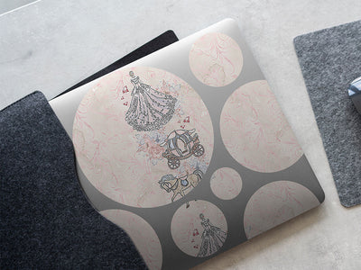 peach carriage fantasy DIY Laptop Stickers