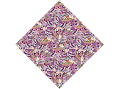 Peach Chords Music Vinyl Wrap Pattern