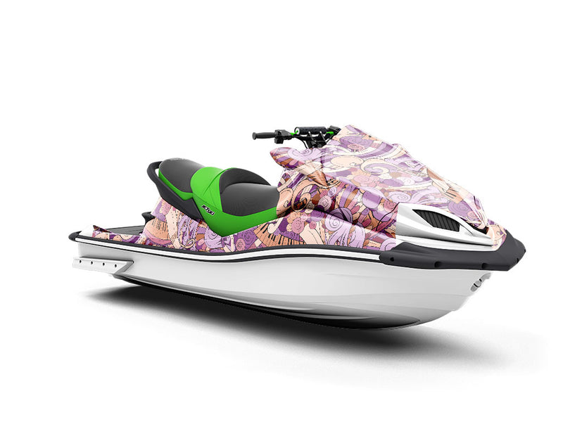 Peach Chords Music Jet Ski Vinyl Customized Wrap