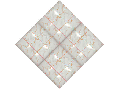 Peach Square Tile Vinyl Wrap Pattern