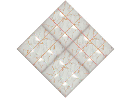 Peach Square Tile Vinyl Wrap Pattern