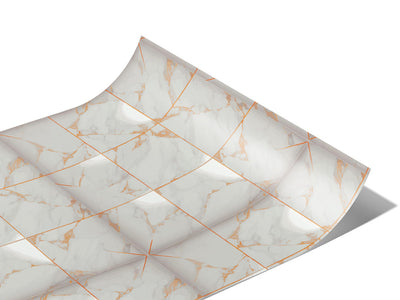 Peach Square Tile Vinyl Wraps~Rwraps Series 914 Digitally Printed Vinyl Wrap~1