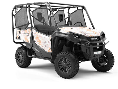 Peach Tile Utility Vehicle Vinyl Wrap