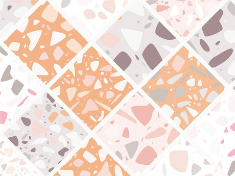 Peach Tile Vinyl Wrap Pattern~Rwraps Series 914 Digitally Printed Vinyl Wrap~0