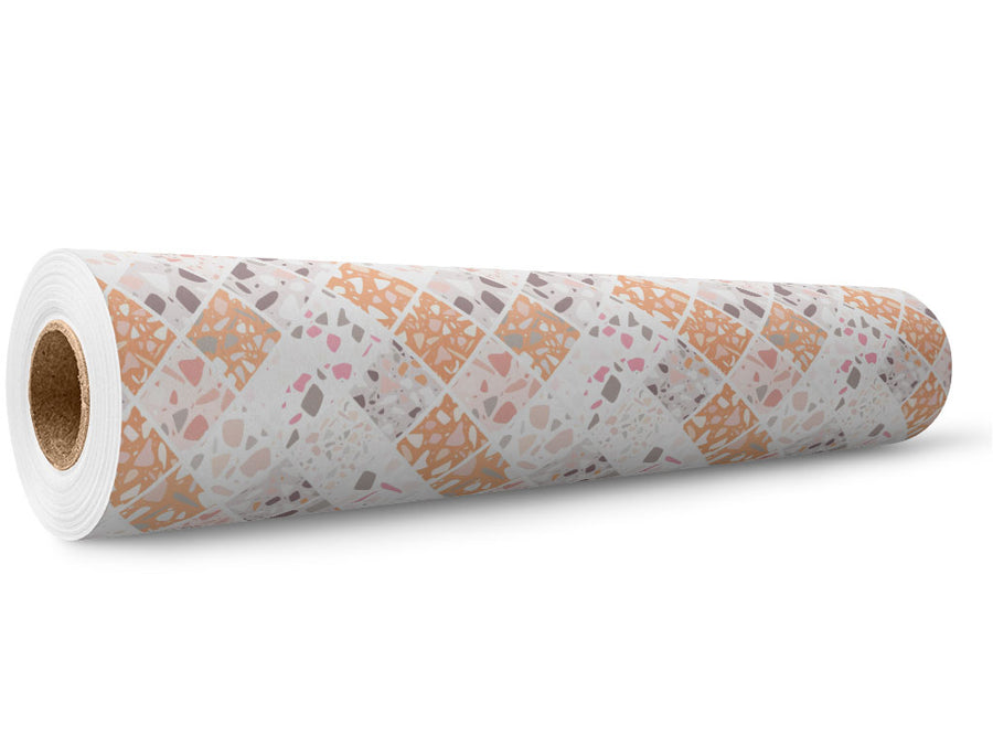 Peach Tile Wrap Film Wholesale Roll~Rwraps Series 914 Digitally Printed Vinyl Roll~5