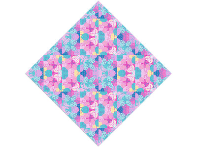 Peaches and Pebbles Mosaic Vinyl Wrap Pattern