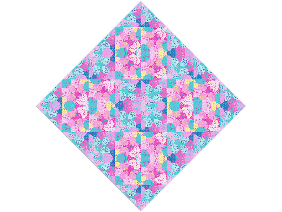 Peaches and Pebbles Mosaic Vinyl Wrap Pattern