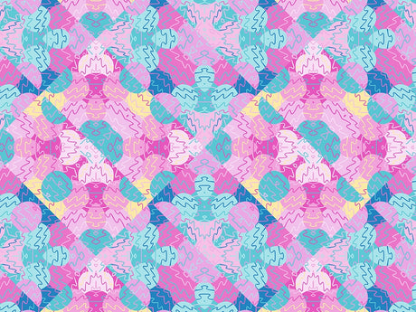 Peaches and Pebbles Mosaic Vinyl Wrap Pattern~Rwraps Series 914 Digitally Printed Vinyl Wrap~0